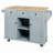Kitchen Cart with Rubber wood Drop-Leaf Countertop ,Cabinet door internal storage racks,Kitchen Island on 5 Wheels with Storage Cabinet and 3 Drawers for Dinning Room-129208217