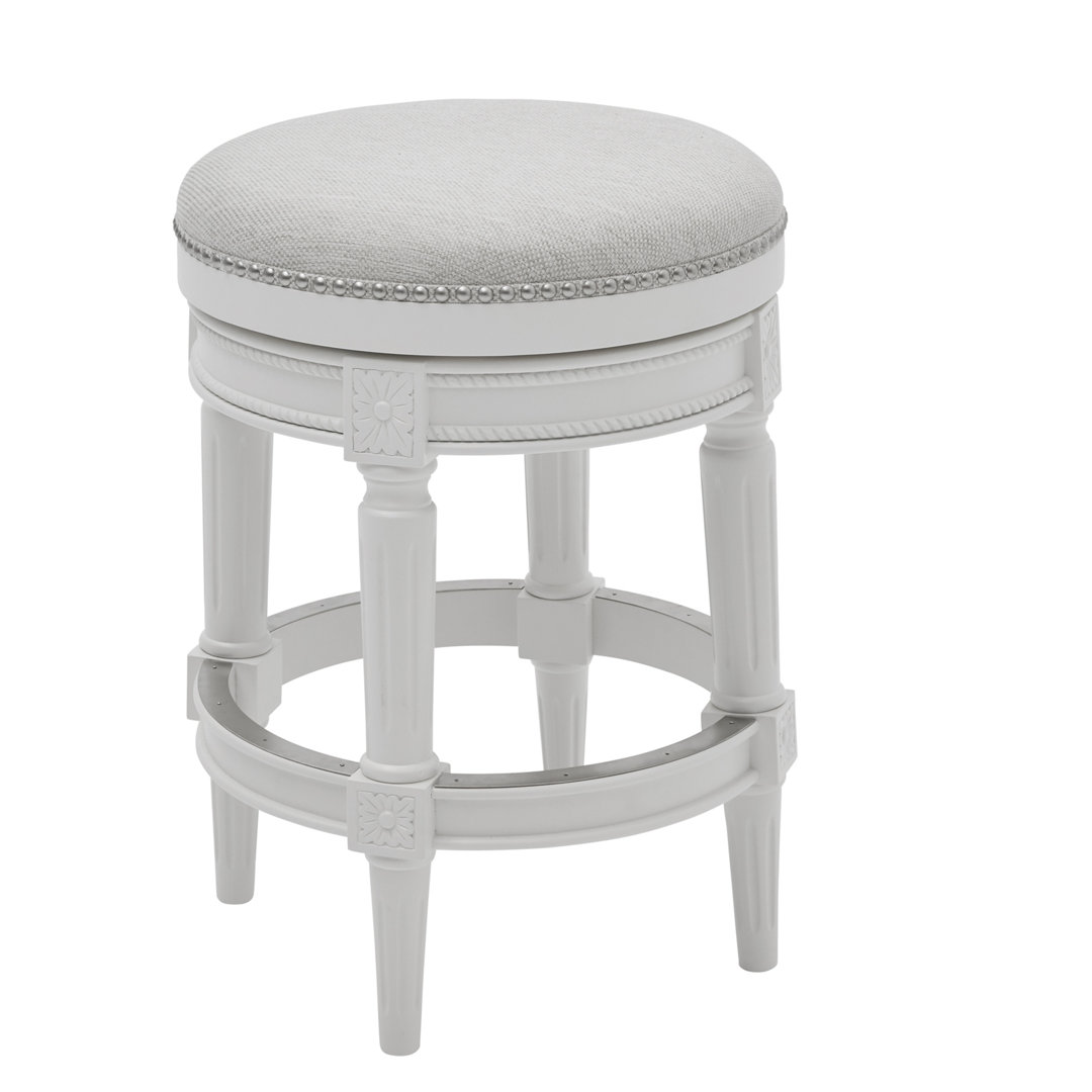Mehar Swivel Backless Bar & Counter Stool Darby Home Co Frame 