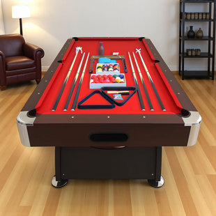 Table de billard avec feutre professionnel, retour de balle automatique et accessoires de billard complet
