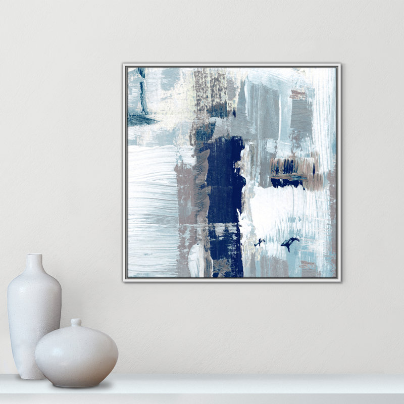 «Quiet Winter Woods - Square Version Print» par Susan Jill, Blanc, H 31,5 po x l 31,5 po