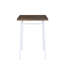 Élégante table de bar carrée en chêne et reflétant votre style