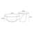 Light luxury simple modern coffee table set-676762683