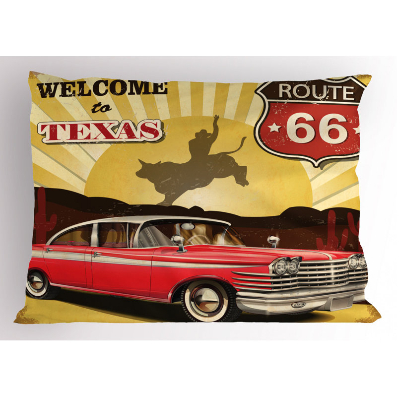 Texas Polyester Sham, King