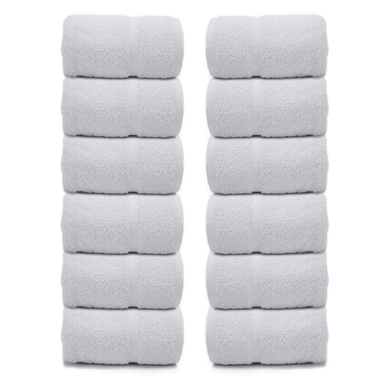 Essuie-mains 100% coton Bawden, Blanc