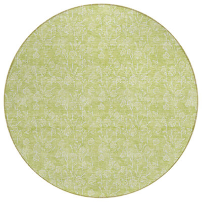 Granier Washable Floral Indoor / Outdoor Rug