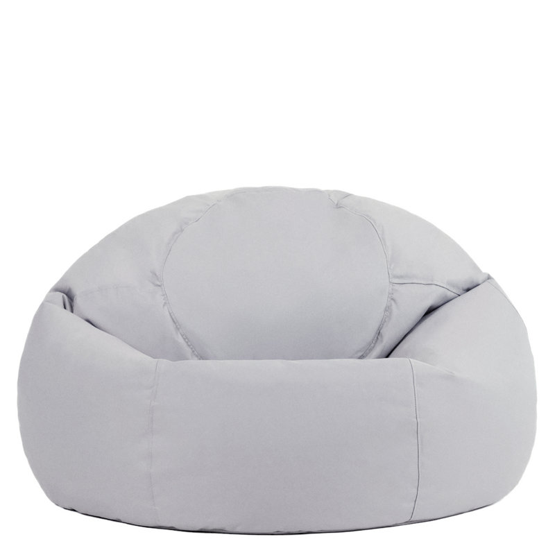 Teen Classic Water-Resistant Bean Bag Chair, Grey