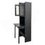 Table d'écriture pliable, armoire de bureau avec tablette et tiroir