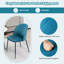 Chaise d'appoint rembourrée en velours Mashad-1464916478