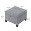 Repose-pieds de rangement carré capitonné de 17,7 po de large Kays-1988986184-1988986189