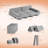 12 Pcs Kids Couch Sofa,Velvet Modular Toddler Couch for Playing, Creativity, Sleeping, Versatile Fold Out Baby Play Couch Set for Kids Room, Playroom, Bedroom Furniture-1967791959
