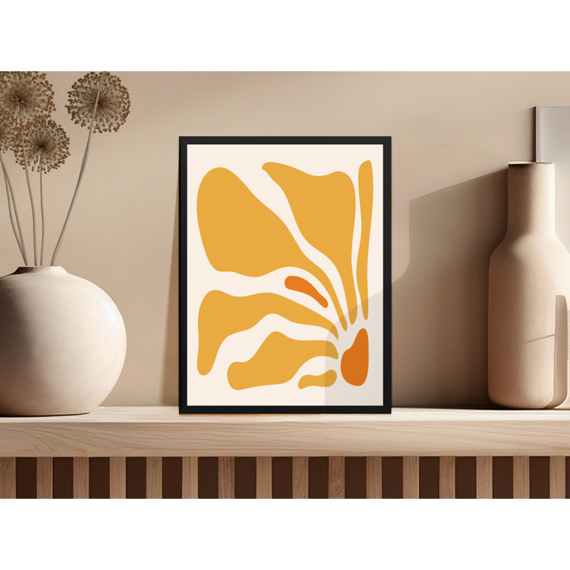 Charnesia Single Picture Frame Print, 25.4 cm H x 20.32 cm W, Yellow