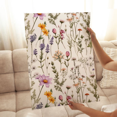 «Botanical Wildflower Garden II Cottage», reproduction d'art non encadrée