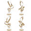 Antique Brass Sculptural Ribbons I