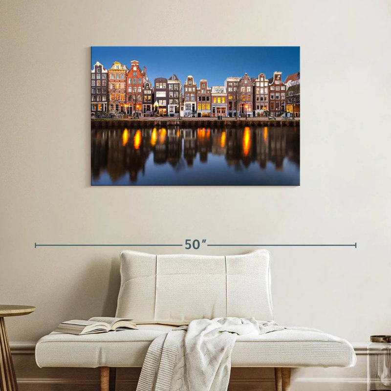 Sirci Amsterdam Canal Waterfront, H 26 po x l 39 po