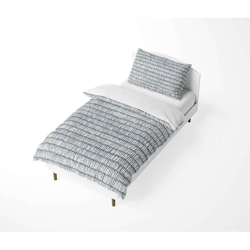 Ricky Row Comforter Set, Blue