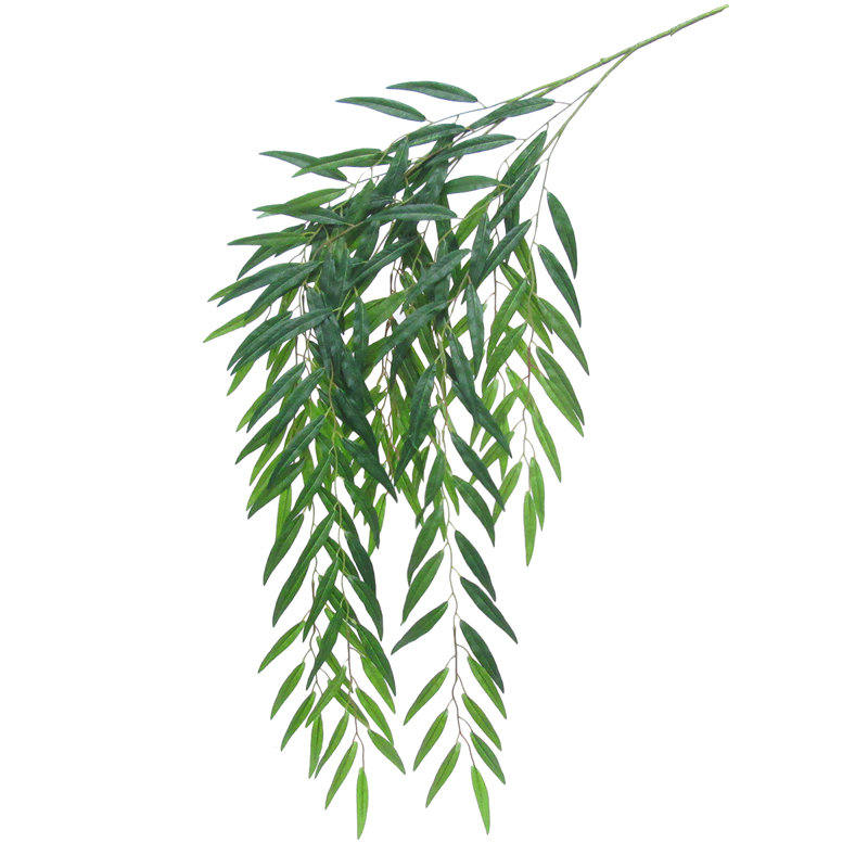 Weeping Willow Leaf Hanging Plant Greenery Spray