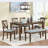 Mykail 6 - Person Four Leg Dining Set-1824216191