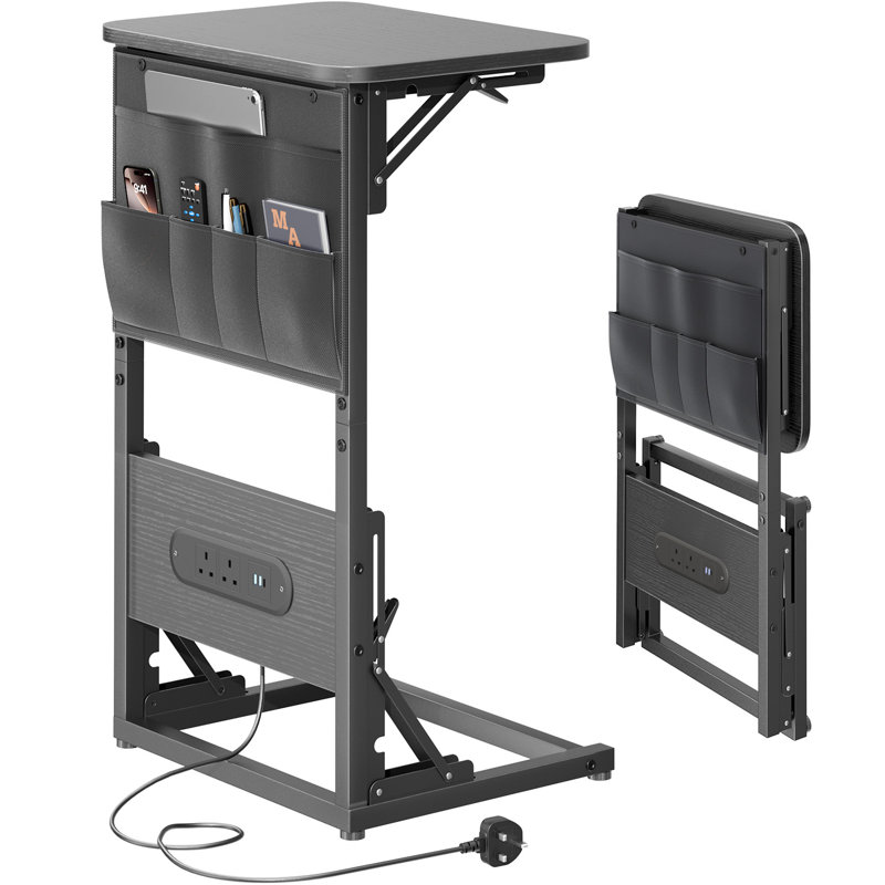 40cm W Bedside Table, Black