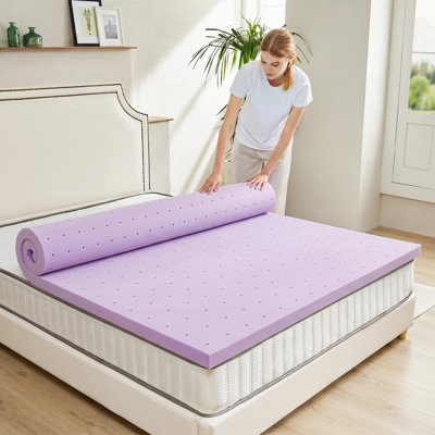 Surmatelas en mousse viscoélastique gélifiée rafraîchissante Molley