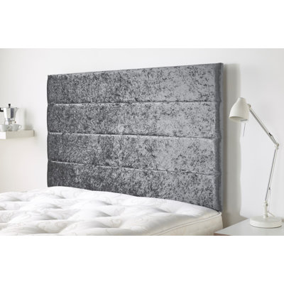 Upholstered Velvet Panel Headboard