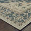 Tapis oriental intérieur gris 2 pi x 8 pi résistant aux taches