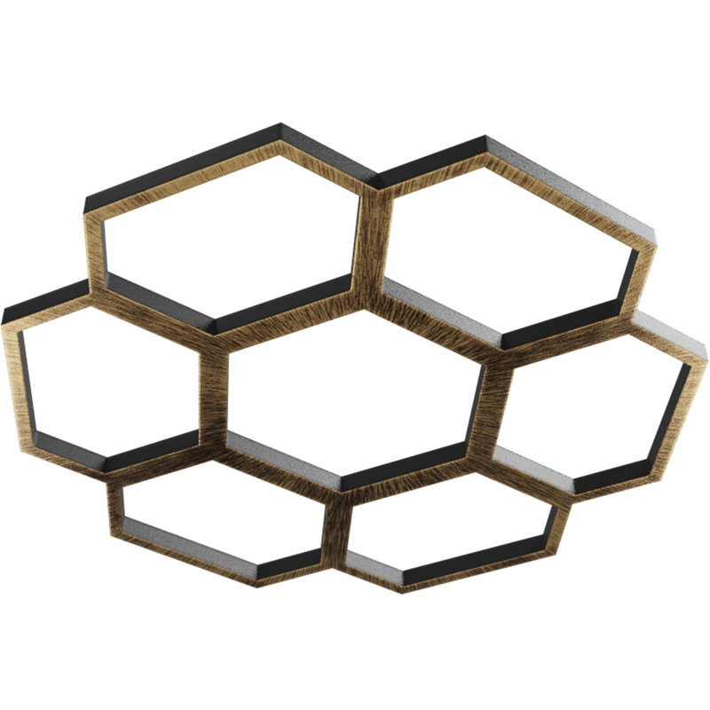 Médaillon de plafond architectural en PVC de 32 po x P 13 po x P 13 po x P 1 po Florin, H 32 po x l 32 po x P 1 po