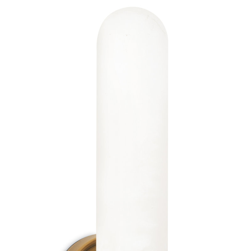 Salon 3 - Light Armed Sconce, Natural Brass