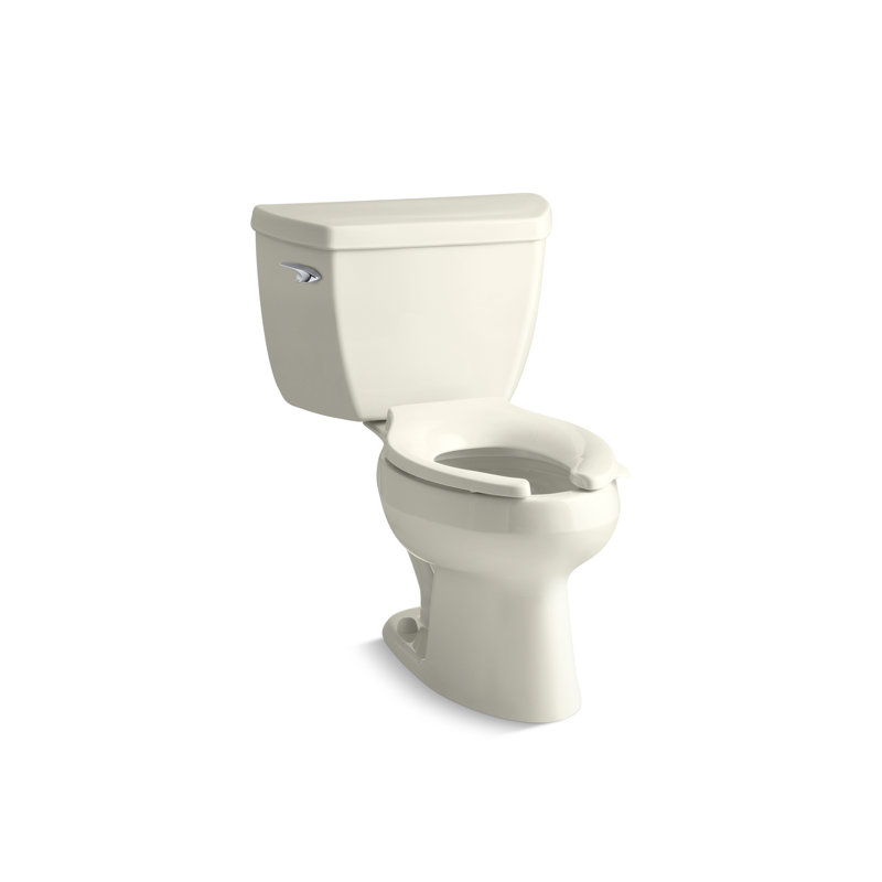 Wellworth Classic Two-Piece Elongated 1.0 GPF Toilet with Pressure Lite Flushing Technology, Less Seat, Black Duplicate, Yes