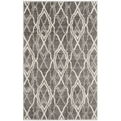 Ammundsen Geometric Gray Area Rug