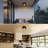 1-Light Outdoor Flush Mount Ceiling Light, Matte Black, Metal Cage Shade, Weather Resistant, Indoor