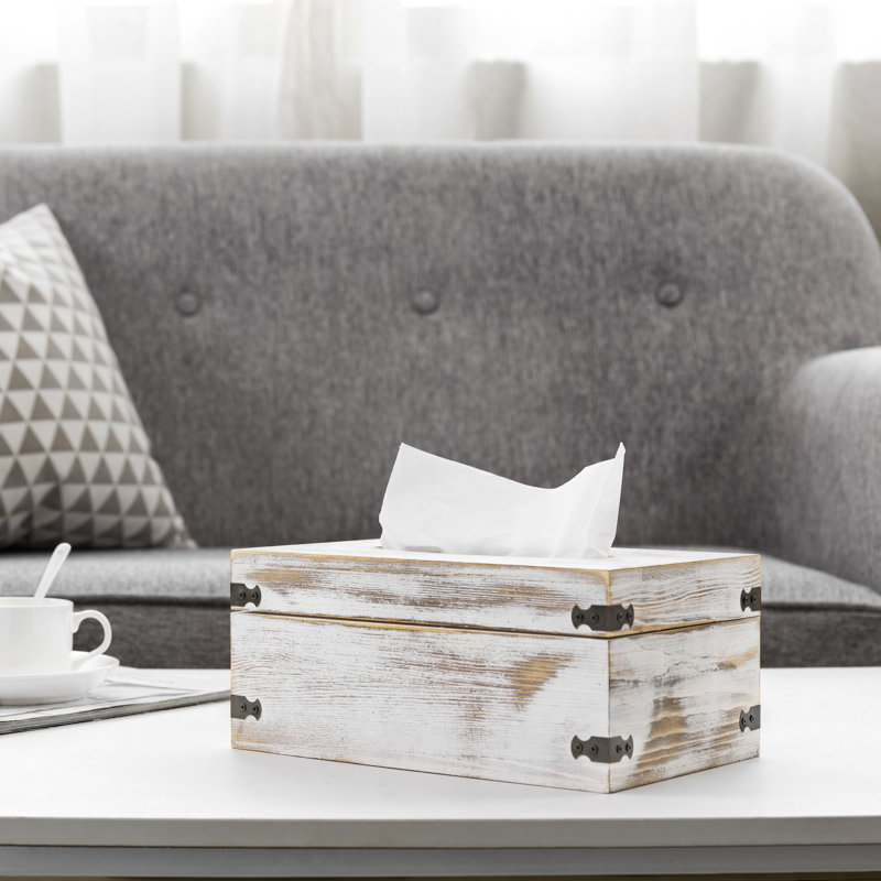 Bathroom Storage Container, Whitewashed