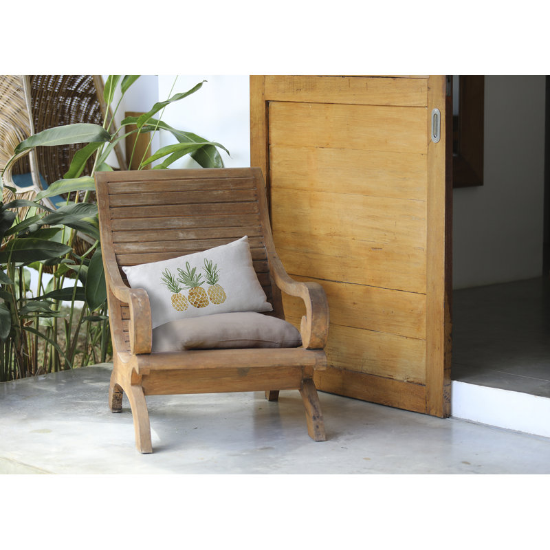 Indoor/Outdoor Reversible Throw Pillow