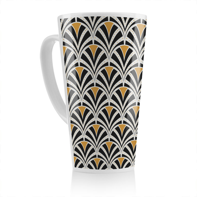 Shells Geometric Latte Mug