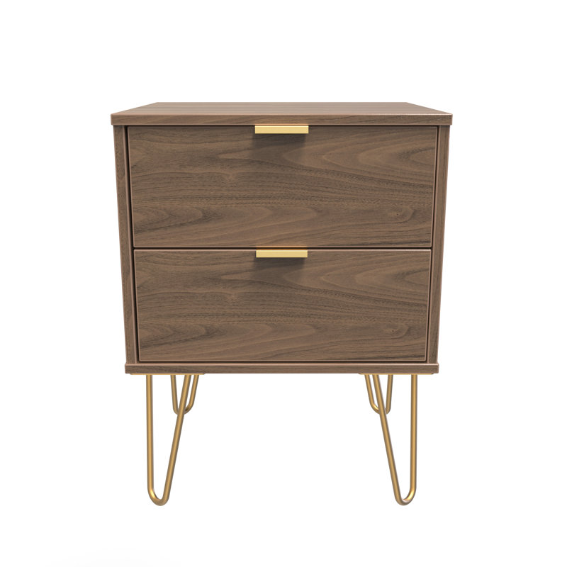 45cm W Manufactured Wood Bedside Table