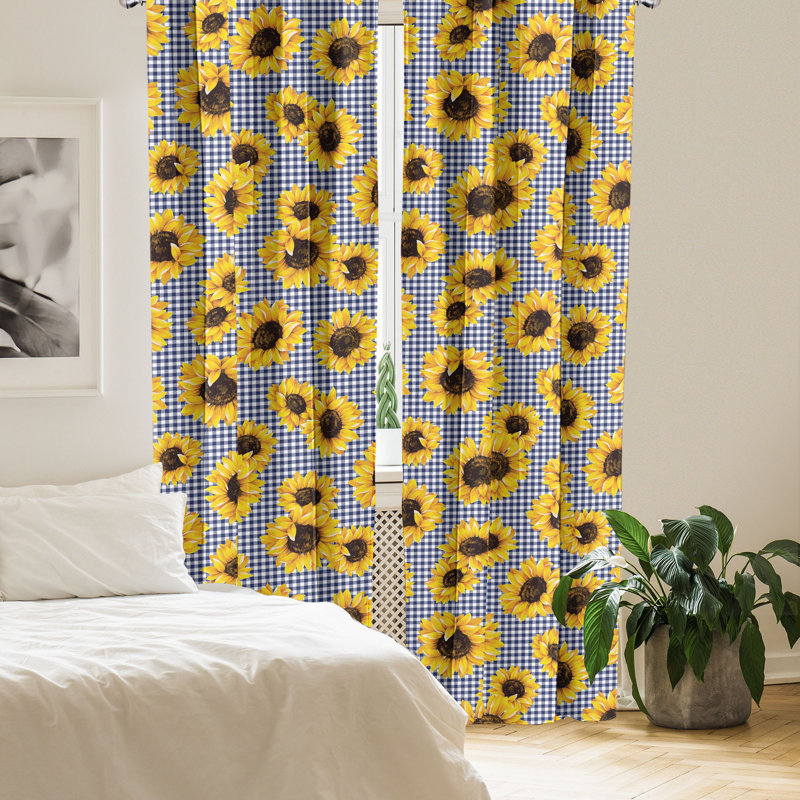 Ireyanna Semi Sheer Curtain Panel Pair, 28" W x 95" L