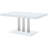 Creston White High Gloss and Chrome Rectangular Dining Table