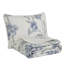 Ensemble de courtepointe botanique Blue Vine-130700711