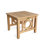 Natsepa Outdoor Square Teak Side Table
