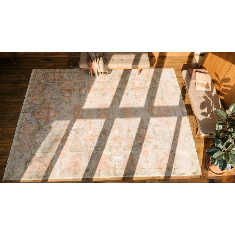 Antique Kayseri Turkish Knotted Rug