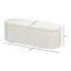 Banc de rangement avec repose-pieds HOMcom