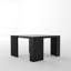 Table basse carrée noire 27,56 po