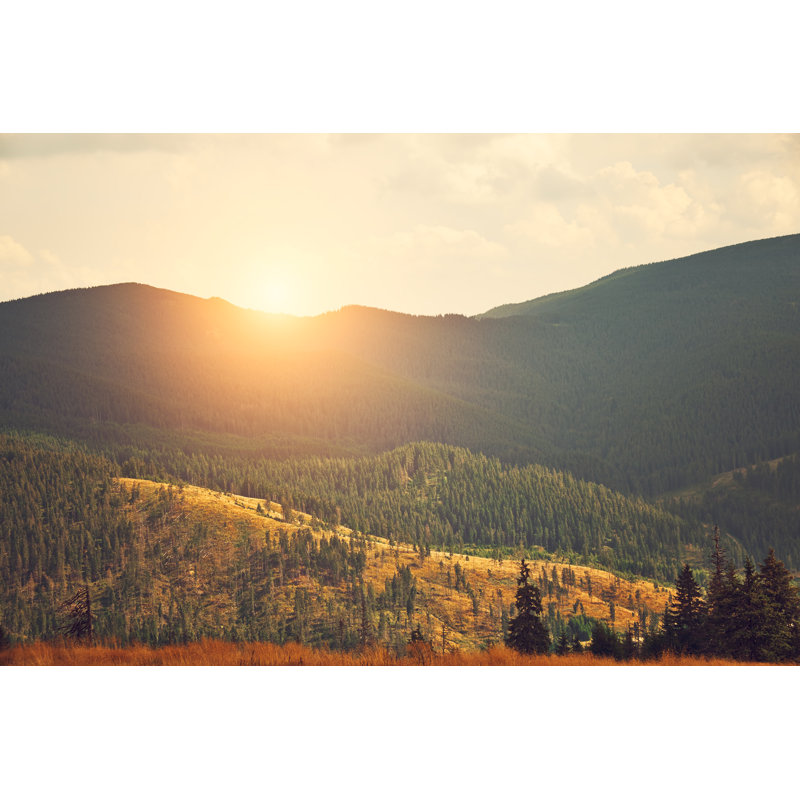 Beautiful Mountain Landscape - Wrapped Canvas Print, 30cm H x 46cm W