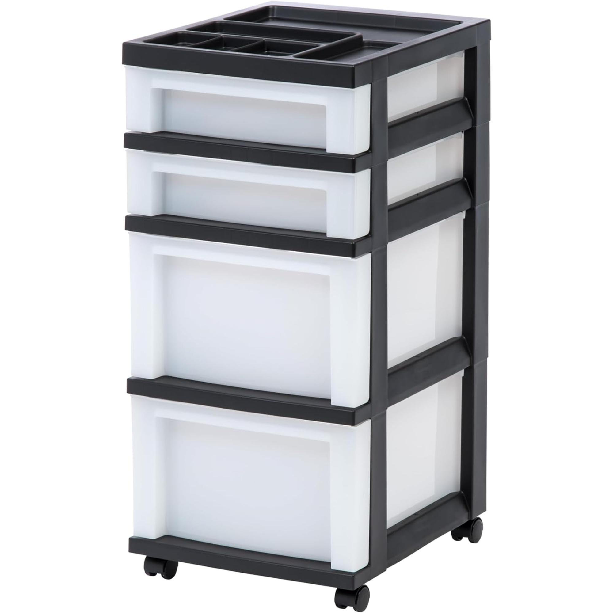 Rebrilliant Osbert 4 Drawer Stackable Drawer | Wayfair