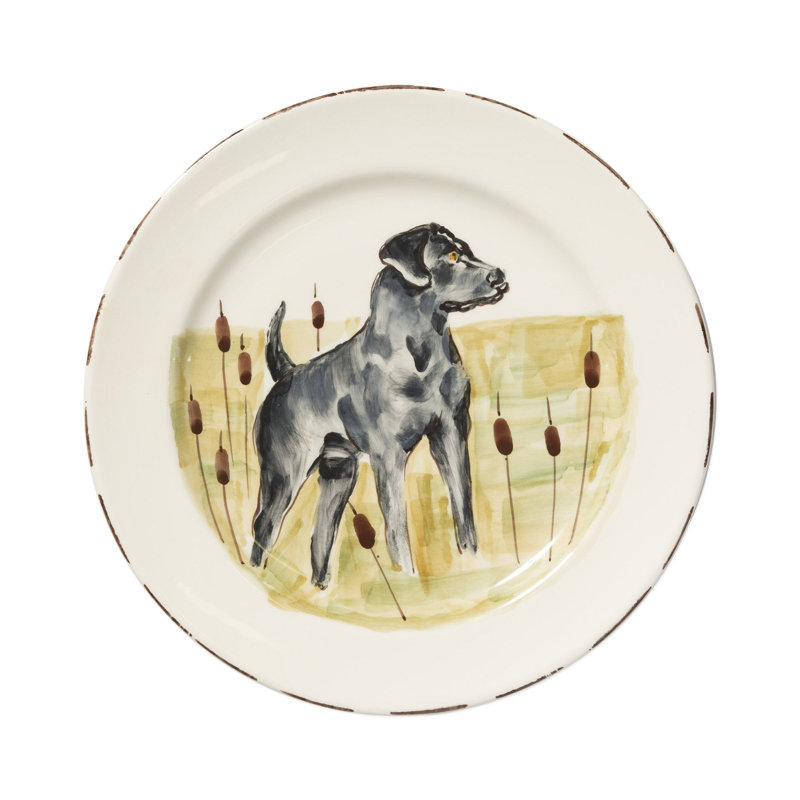 Wildlife Handmade Terra Bianca Dinner Plate