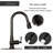 Pull Down Kitchen Faucet Single Handle Sink Faucet With Deck Plate-64366493