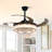 Hamite Colorful remote control ceiling fan with Bluetooth and speaker music