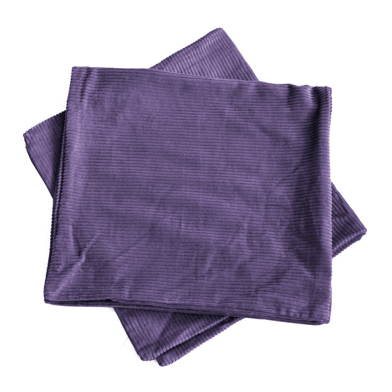 Housse de coussin rectangulaire, Violet chinois