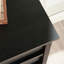Commode 4 tiroirs, finition noire