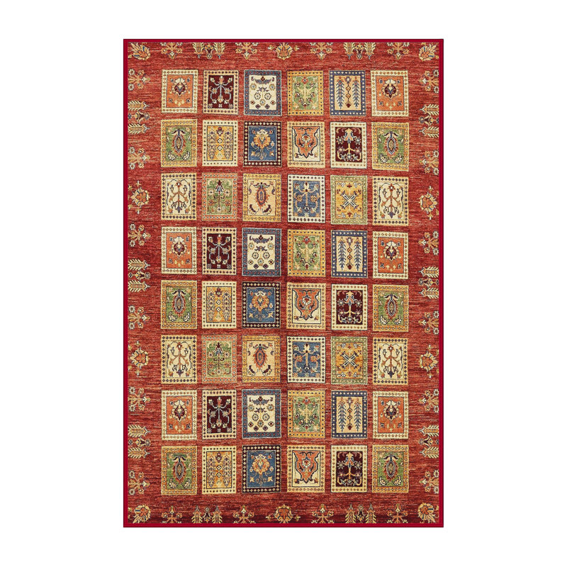 Abstract Indoor Rug, Rectangle 4' x 6'