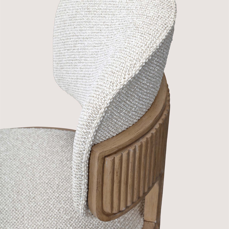 West Kensington Dining Side Chair - Sea Salt Caramel, Medium Yellow Wood